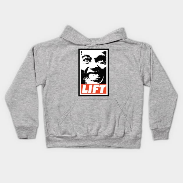 LIFT Kids Hoodie by Nerd_art